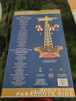 Mr Christmas Gold Label World's Fair Parachute Ride Brand New in Sealed Box