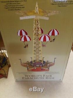 Mr. Christmas Gold Label World's Fair Parachute Ride Lights/music/movement