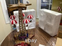 Mr. Christmas Gold Label World's Fair Parachute Ride. Mint SEE VIDEO