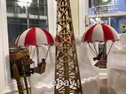 Mr. Christmas Gold Label World's Fair Parachute Ride. Mint SEE VIDEO