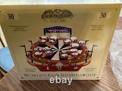 Mr. Christmas Gold Label World's Fair Roundabout Teacup Ride New Tested Video