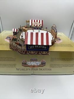 Mr Christmas Gold Label World's Fair Skating Rink Tested & Works with Box