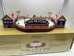 Mr Christmas Gold Label World's Fair Skating Rink Tested & Works with Box