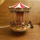 Mr Christmas Gold Label World's Fair Swing Carousel Plays 30 Songs Works Great