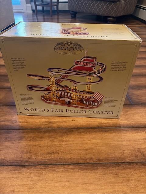 Mr. Christmas Gold Label World's Fair Tornado Animated Musical Roller Coaster