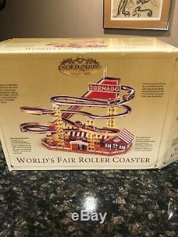 Mr. Christmas Gold Label World's Fair Tornado Roller Coaster Lighted Musical