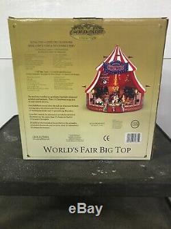 Mr Christmas Gold Label Worlds Fair Big Top Circus