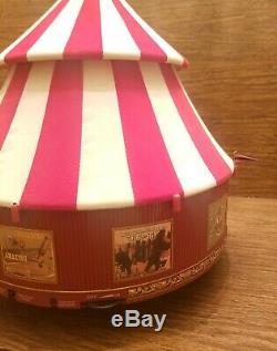 Mr Christmas Gold Label Worlds Fair Big Top Circus Lights Music Animation FLAWS
