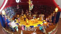 Mr Christmas Gold Label Worlds Fair Big Top Circus Lights Music and Animation