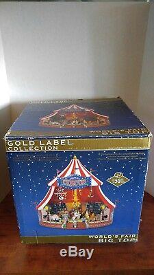 Mr Christmas Gold Label Worlds Fair Big Top Circus Lights Music and Animation