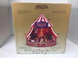 Mr Christmas Gold Label Worlds Fair Big Top Lights Music Animated Box