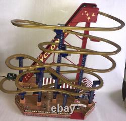 Mr. Christmas Gold Label Worlds Fair CYCLONE ROLLER COASTER Tested Working Ride