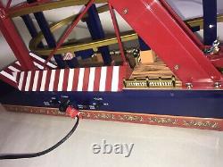 Mr. Christmas Gold Label Worlds Fair CYCLONE ROLLER COASTER Tested Working Ride