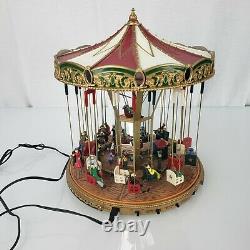 Mr Christmas Gold Label Worlds Fair Carousel 30 Songs Musical Animated Lights