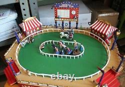Mr Christmas Gold Label Worlds Fair Carriage Race Animated Track Plays 30 songs