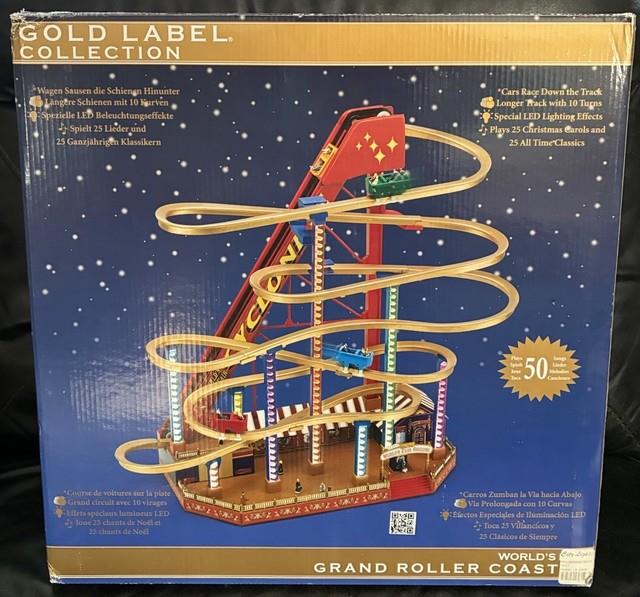 Mr Christmas Gold Label Worlds Fair Grand Roller Coaster 50 Songs Nos G2u