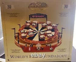 Mr Christmas Gold Label Worlds Fair Roundabout (Teacups) Original Box Paper