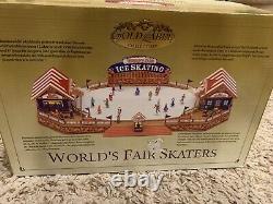Mr Christmas Gold Label Worlds Fair Skaters Music with Original Packaging