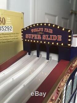 Mr Christmas Gold Label Worlds Fair Super Slide Ride Works Great