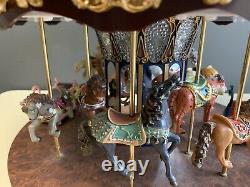 Mr. Christmas Grand Jubilee Carousel 16 Animated 40 Songs Lights Motion withBox