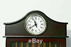 Mr. Christmas Grand Musical Chimes Mantle Clock 30 songs Tubular Bells Wood Case