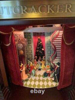 Mr. Christmas Heirloom Nutcracker Suite Ballet Stage Action Music Box