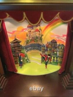 Mr. Christmas Heirloom Nutcracker Suite Ballet Stage Action Music Box