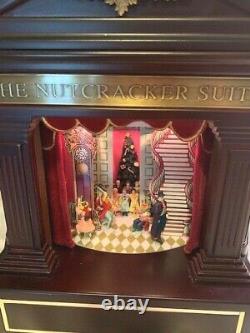 Mr. Christmas Heirloom Nutcracker Suite Ballet Stage Action Music Box