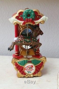 Mr Christmas Holiday 9 Pc. Animated Circus Carousel