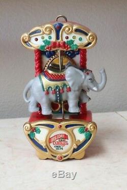 Mr Christmas Holiday 9 Pc. Animated Circus Carousel