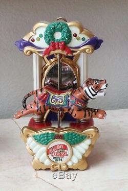 Mr Christmas Holiday 9 Pc. Animated Circus Carousel