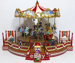 Mr Christmas Holiday Around The Carousel 30 Song Musical Merry Go Round IOB