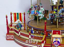 Mr Christmas Holiday Around The Carousel 30 Song Musical Merry Go Round IOB