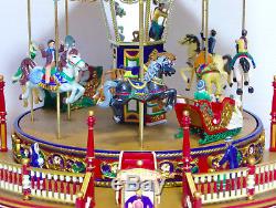 Mr Christmas Holiday Around The Carousel 30 Song Musical Merry Go Round IOB