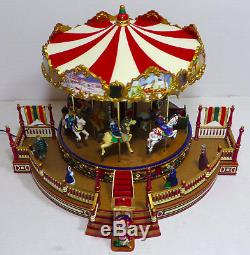 Mr Christmas Holiday Around The Carousel 30 Song Musical Merry Go Round IOB