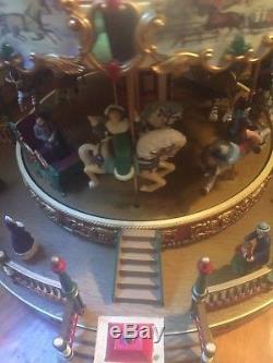 Mr. Christmas Holiday Around The Carousel Musical -Animated Merry Go Round
