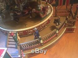 Mr. Christmas Holiday Around The Carousel Musical -Animated Merry Go Round