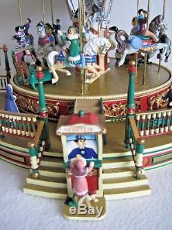 Mr Christmas Holiday Around The Carousel Musical Merry Go Round