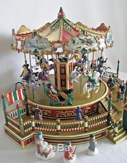 Mr Christmas Holiday Around The Carousel Musical Merry Go Round