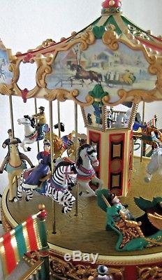 Mr Christmas Holiday Around The Carousel Musical Merry Go Round