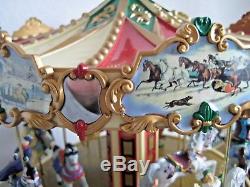 Mr Christmas Holiday Around The Carousel Musical Merry Go Round
