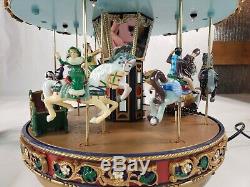Mr. Christmas Holiday Around the Carousel 2003 Animated Musical Carousel