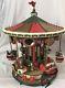 Mr Christmas Holiday Fair Swing Ride Carousel With Music & Motion In Box