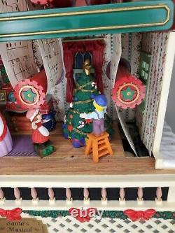 Mr. Christmas Holiday Innovation Santa's Musical Workshop-Plays Music Lights Up