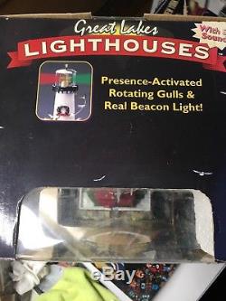 Mr. Christmas Holiday Lighthouse Door County Cana Working Lights And Sounds