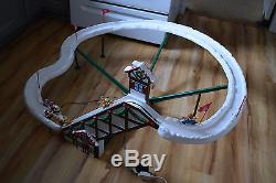 Mr Christmas Holiday SANTA'S SKI SLOPE Animated Free Standing or On Tree