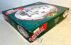 Mr Christmas Holiday Skaters Animated Musical Victorian Ice Rink TESTED