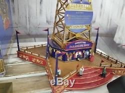 Mr Christmas Holiday xmas World's fair Parachute ride Circus gold animated light