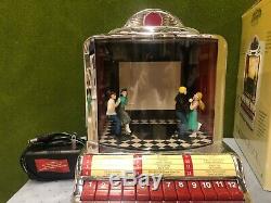 Mr. Christmas Jukebox Classic 50's Rock 12 Songs with Animated Dancers, Projector
