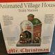 Mr Christmas Lighted Train Station Moving Train&people-sounds & Smoke Music Box